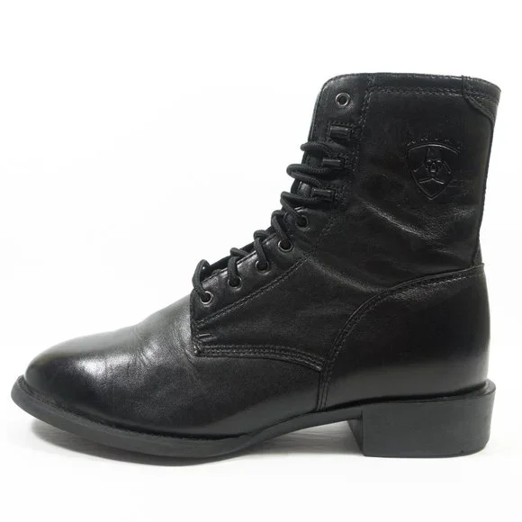 Ariat | Shoes | Ariat Heritage Leather Lace Up Boots Mens  display picture 3